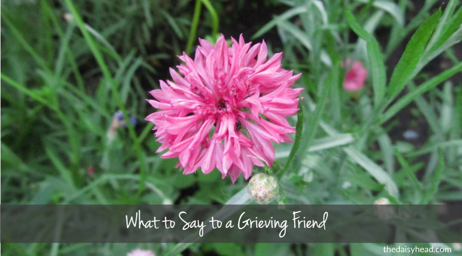 grieving friend